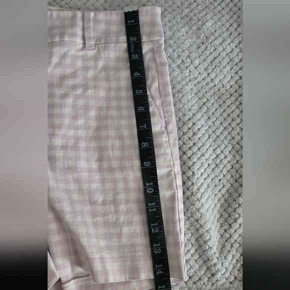 Purple Gingham Women's Shorts - Picture 6 of 6